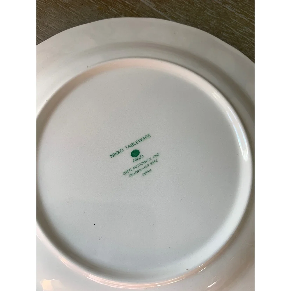 Nikko Tableware Blue Peony Bread and Butter Plate 6.25